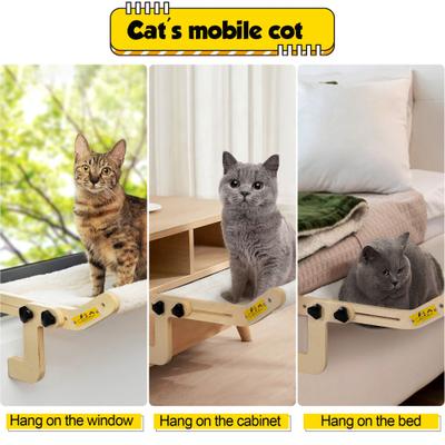 Show full view: Coziwow Indoor Hammock for Window Cat Perch, White slide 9 of 11