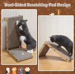 Coziwow L-Shaped Cat Scratcher Toy, Blue slide 2 of 9