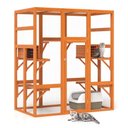 Coziwow Outdoor Cat Cage Playpen, Large