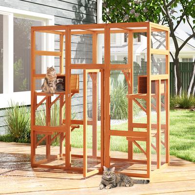 Show full view: Coziwow Outdoor Cat Cage Playpen, Large slide 8 of 13