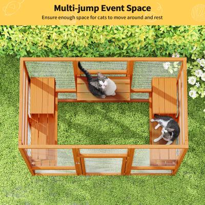 Show full view: Coziwow Outdoor Cat Cage Playpen, Large slide 6 of 13
