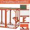 Show in main carousel: Coziwow Outdoor Wooden Cat Cage Playpen, Orange slide 9 of 12