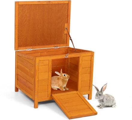Discontinued - COZIWOW Portable Outdoor Rabbit Hutch Small Pet Habitat ...