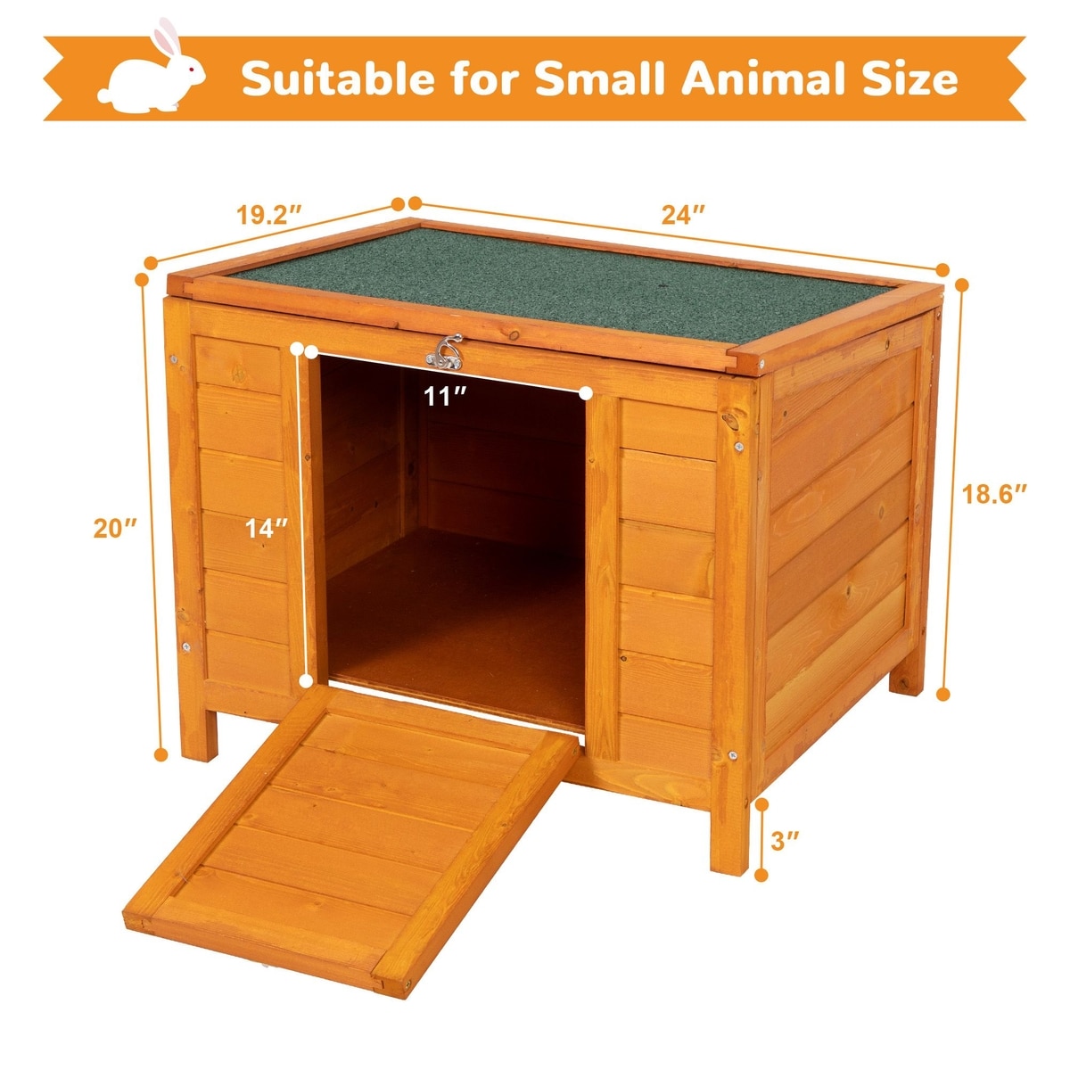 Out of Stock - COZIWOW Portable Outdoor Rabbit Hutch Small Pet Habitat ...