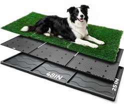 Coziwow Potty Pee Turf Dog Indoor Grass Potty, 24 x 48-in