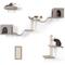 Show in main carousel: Coziwow Wall Mounted Cat Shelves, Grey, Large slide 1 of 11