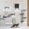Show in main carousel: Coziwow Wall Mounted Shelves Set Cat Tree, Gray, 5-Pack slide 8 of 10