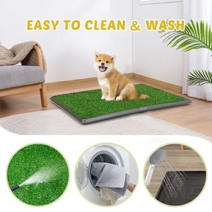 Coziwow Washable Puppy Pee Turf Grass Pad, 30 x 20-in