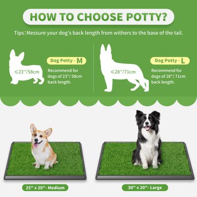 Show full view: Coziwow Washable Puppy Pee Turf Grass Pad, 30 x 20-in slide 3 of 11