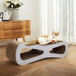 Show in main carousel: Coziwow Wave Cat Scratcher Lounge Toy with Catnip, White slide 1 of 12