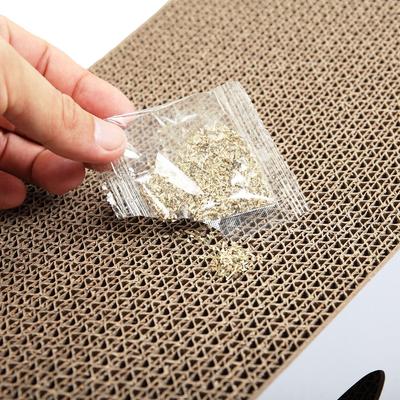 Show full view: Coziwow Wave Cat Scratcher Lounge Toy with Catnip, White slide 6 of 12