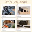 Show in main carousel: Coziwow Wave Cat Scratcher Lounge Toy with Catnip, White slide 9 of 12