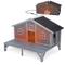Show in main carousel: Coziwow Wooden Outdoor Heated Cat House, Grey slide 1 of 11