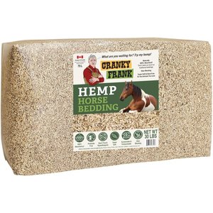 Cranky Frank Hemp Horse Stall Premium Hemp Bedding, 5-cu ft