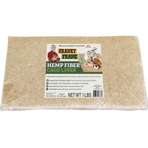Cranky Frank Hemp Small Pet Hemp Cage Liner, 10-in x 20-in, 3 count