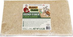 Cranky Frank Hemp Small Pet Hemp Cage Liner, 10-in x 20-in, 7 count