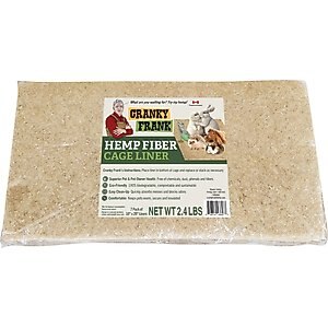 Cranky Frank Hemp Small Pet Hemp Cage Liner, 10-in x 20-in, 7 count