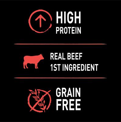 Show full view: Crave Beef Pate Grain-Free Canned Wet Dog Food, 12.5-oz, case of 12 slide 6 of 11