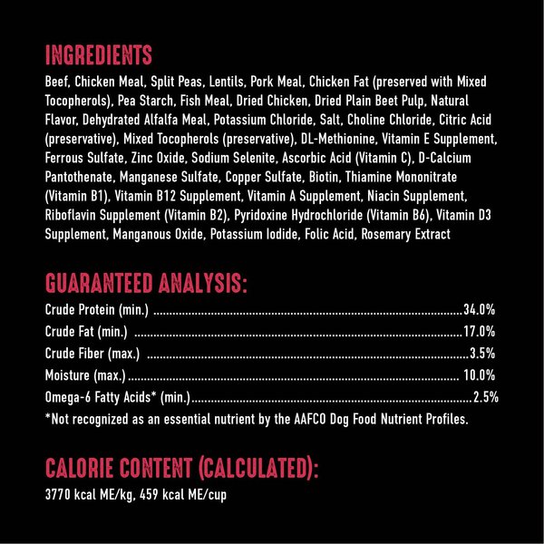 Crave High Protein Beef Adult Grain-Free Dry Dog Food