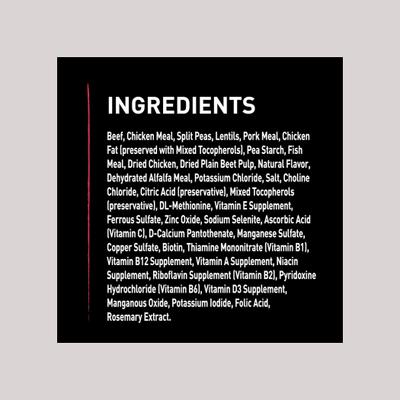 Show full view: Crave High Protein Beef Adult Grain-Free Dry Dog Food, 30-lb bag slide 7 of 11