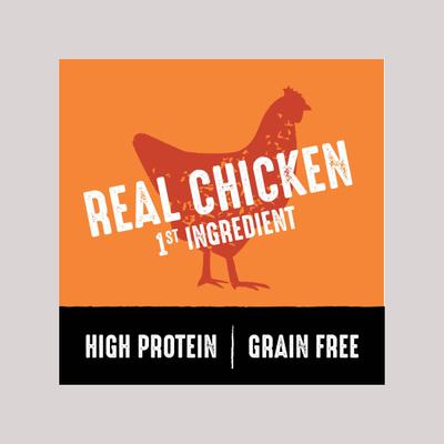 Show full view: Crave High Protein Chicken Adult Grain-Free Dry Dog Food, 30-lb bag slide 4 of 13