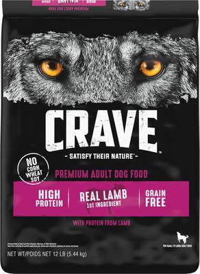 Show full view: Crave High Protein Lamb Adult Grain-Free Dry Dog Food, 12-lb bag slide 4 of 13