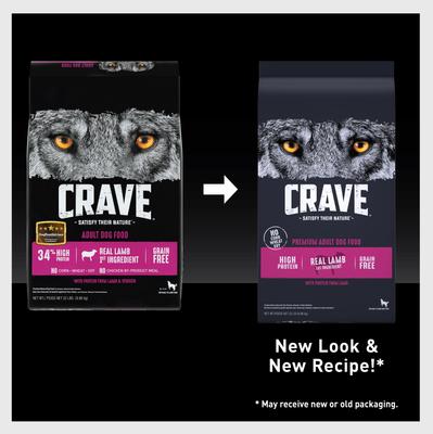 Show full view: Crave High Protein Lamb Adult Grain-Free Dry Dog Food, 22-lb bag slide 10 of 13