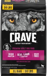 Crave High Protein Lamb Adult Grain-Free Dry Dog Food, 30-lb bag