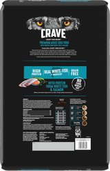 Crave High Protein White Fish & Salmon Adult Grain-Free Dry Dog Food, 22-lb bag slide 2 of 9