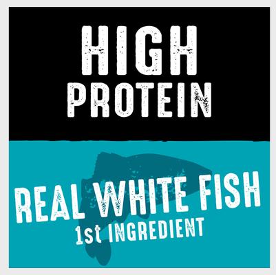 Show full view: Crave High Protein White Fish & Salmon Adult Grain-Free Dry Dog Food, 30-lb bag slide 5 of 13