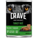 Crave Turkey Pate Grain-Free Canned Wet Dog Food, 12.5-oz, case of 12