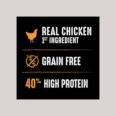 Show full view: Crave with Protein from Chicken Adult Grain-Free Dry Cat Food, 10-lb bag slide 5 of 13