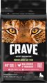 Crave with Protein from Chicken & Salmon Indoor Adult Grain-Free Dry Cat Food, 4-lb bag