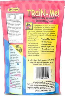 Show full view: Crazy Dog Train-Me! Bacon Flavor Dog Treats, 2-lb bundle slide 3 of 11