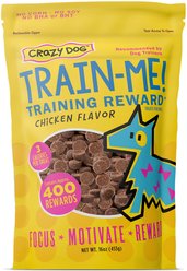 Crazy Dog Train-Me! Chicken Flavor Dog Treats, 1-lb bag