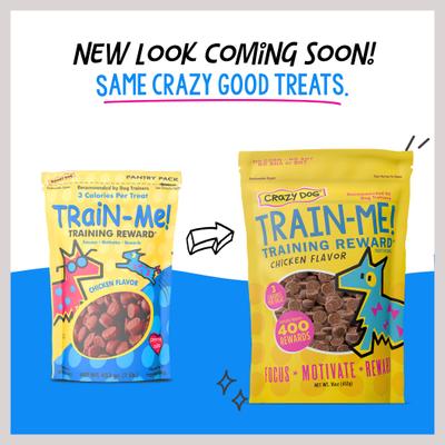 Show full view: Crazy Dog Train-Me! Chicken Flavor Dog Treats, 1-lb bag slide 4 of 11