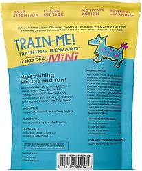 Crazy Dog Train-Me! Minis Chicken Flavor Dog Treats, 10-oz bag slide 2 of 8
