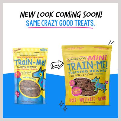 Show full view: Crazy Dog Train-Me! Minis Chicken Flavor Dog Treats, 10-oz bag slide 4 of 11