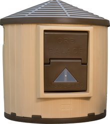 Dog Palace CRB Palace Insulated Dog House, Brown/Tan