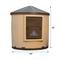 Show in main carousel: Dog Palace CRB Palace Insulated Dog House, Brown/Tan slide 2 of 9