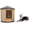 Show in main carousel: Dog Palace CRB Palace Insulated Dog House, Brown/Tan slide 3 of 9