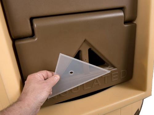 Show full view: Dog Palace CRB Palace Insulated Dog House, Brown/Tan slide 5 of 9