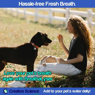 Show full view: Creative Science BreathaLyser Dog & Cat Dental Water Additive, 250-ml bottle slide 7 of 10