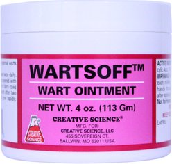 Creative Science Wartsoff Wart Dog & Horse Ointment, 4-oz jar