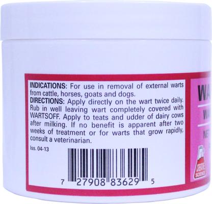 Show full view: Creative Science Wartsoff Wart Dog & Horse Ointment, 4-oz jar slide 2 of 8