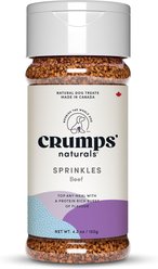 Crumps' Naturals Beef Liver Sprinkles Grain-Free Dog Food Topper, 4.2-oz jar, bundle of 2