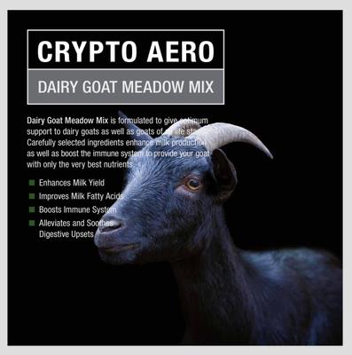 Show full view: Crypto Aero Dairy Goat Meadow Mix Goat Feed, 50-lb bag slide 5 of 7