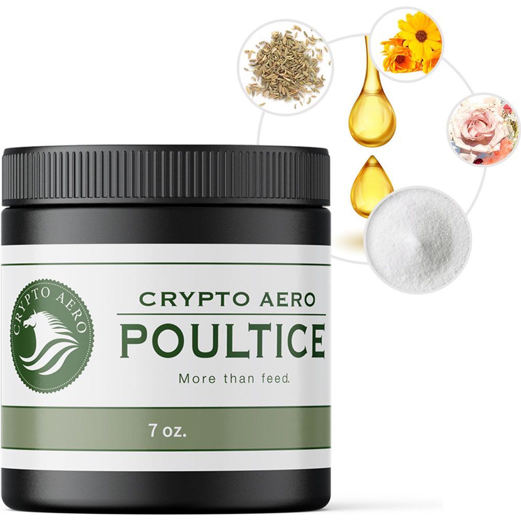 Crypto Aero Horse Poultice, 7-oz bottle