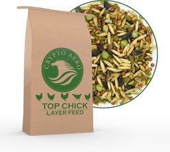 Crypto Aero Top Chick Layer Chicken Feed, 25-lb bag