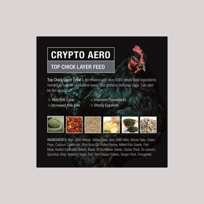Show full view: Crypto Aero Top Chick Layer Chicken Feed, 25-lb bag slide 5 of 8